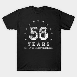 Vintage 58 years of awesomeness T-Shirt